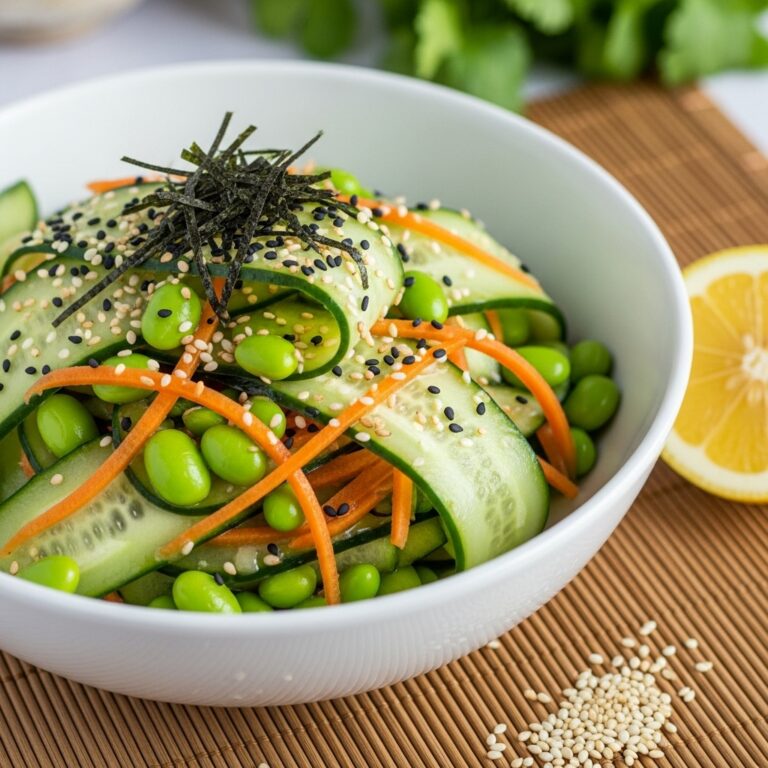 10-Minute Ginger Miso Cucumber Salad