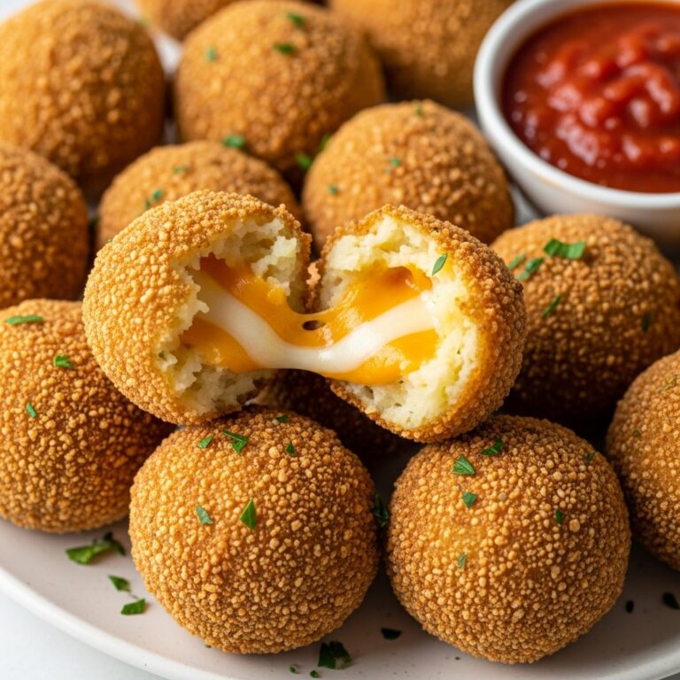 Air Fryer Cheesy Mashed Potato Balls