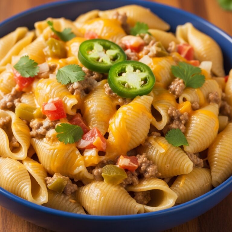 Cheesy Beef Taco Pasta Recipe