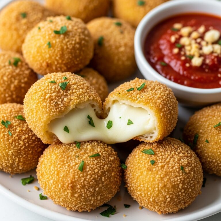 Cheesy Parmesan Mozzarella Bites