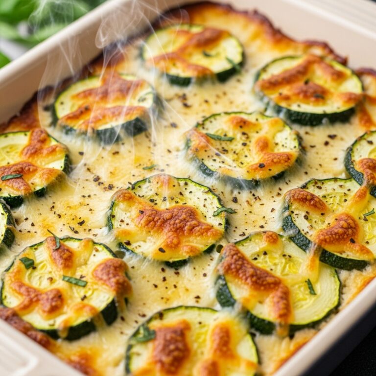 Creamy Parmesan Zucchini