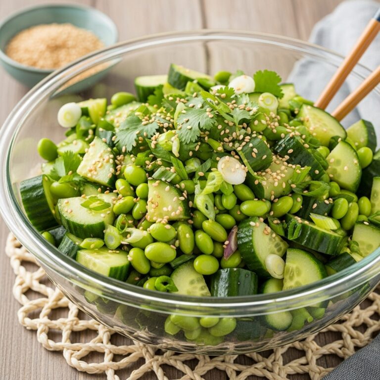 Cucumber Edamame Salad