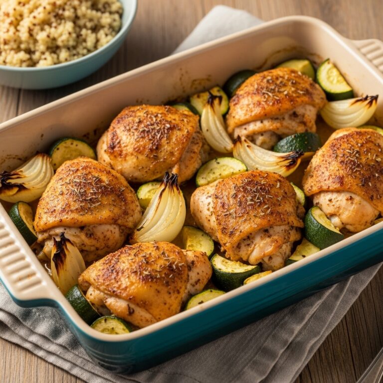 Easy Baked Chicken and Zucchini Recipe