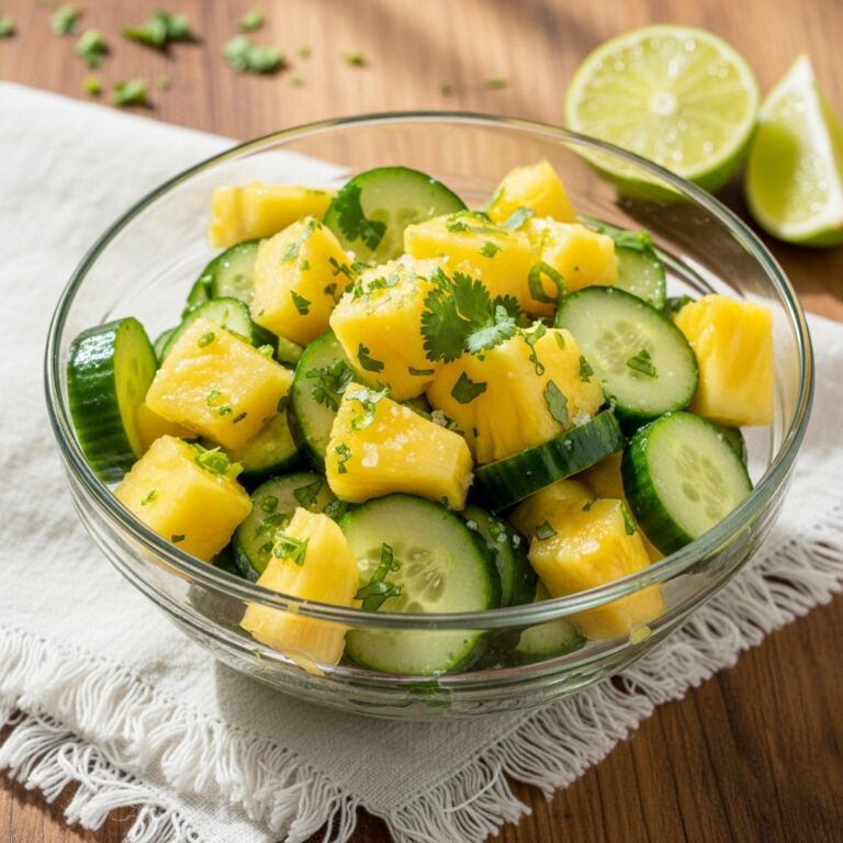 Easy Pineapple Cucumber Salad Recipe