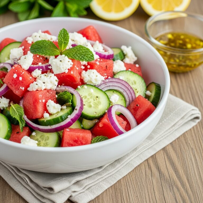 Greek Watermelon Salad