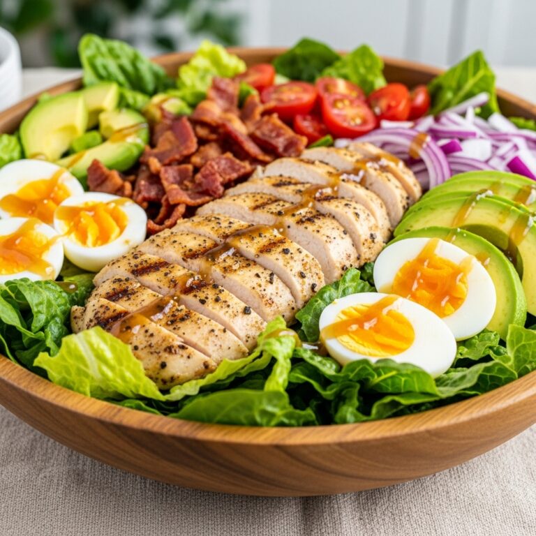 Grilled Chicken Cobb Salad with Honey Dijon Paleo Whole30 Option
