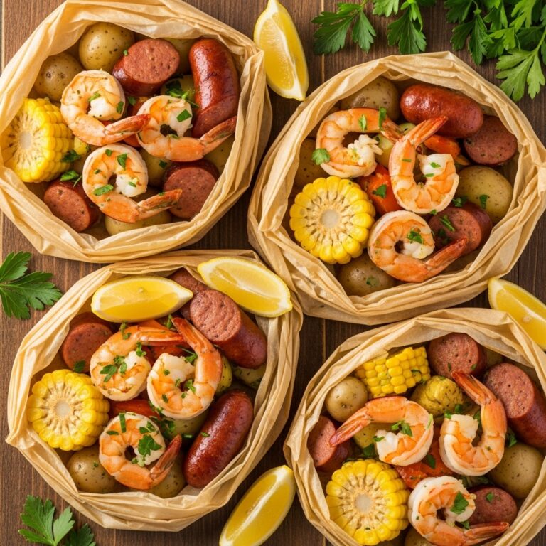Grilled Shrimp Boil Packets