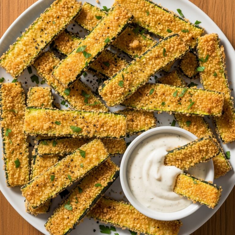 Baked Parmesan Zucchini Fries