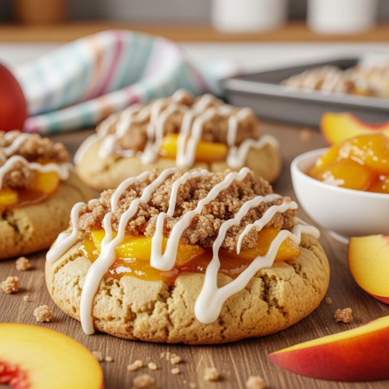 Peach Cobbler Cookies