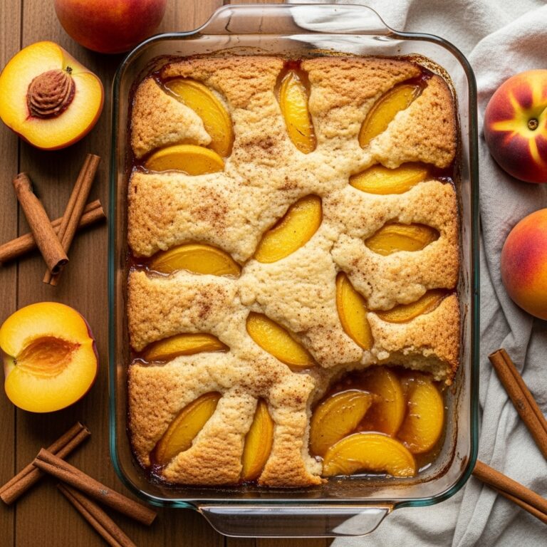 Peach Cobbler Pound Cake