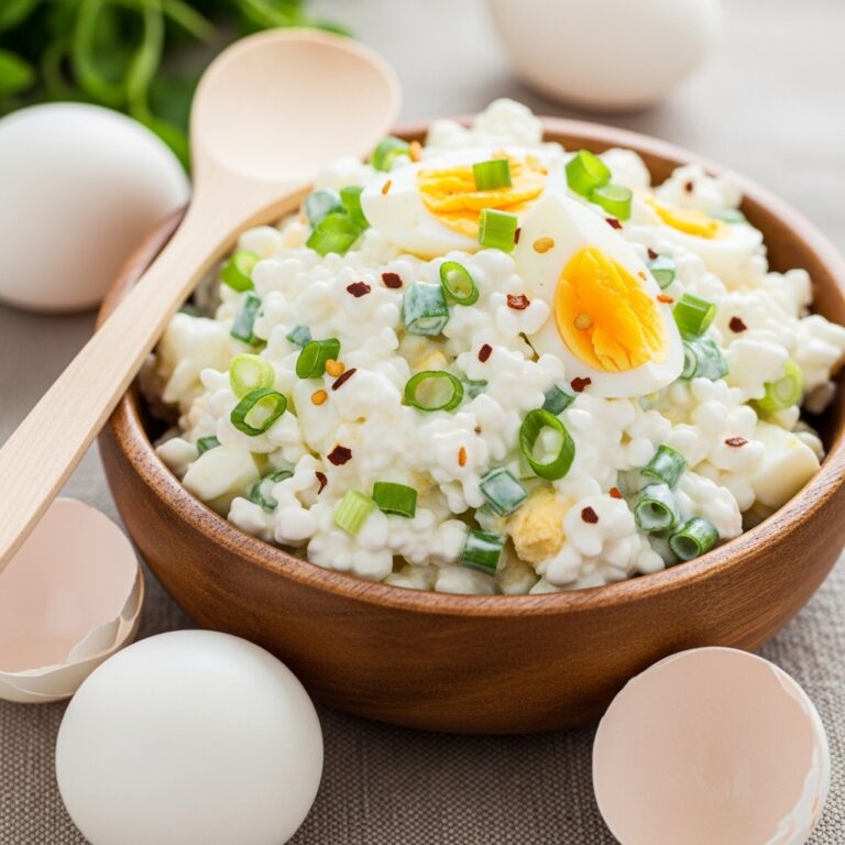 Simple Cottage Cheese Egg Salad