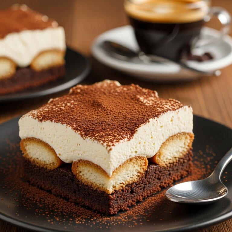 Tiramisu Brownies