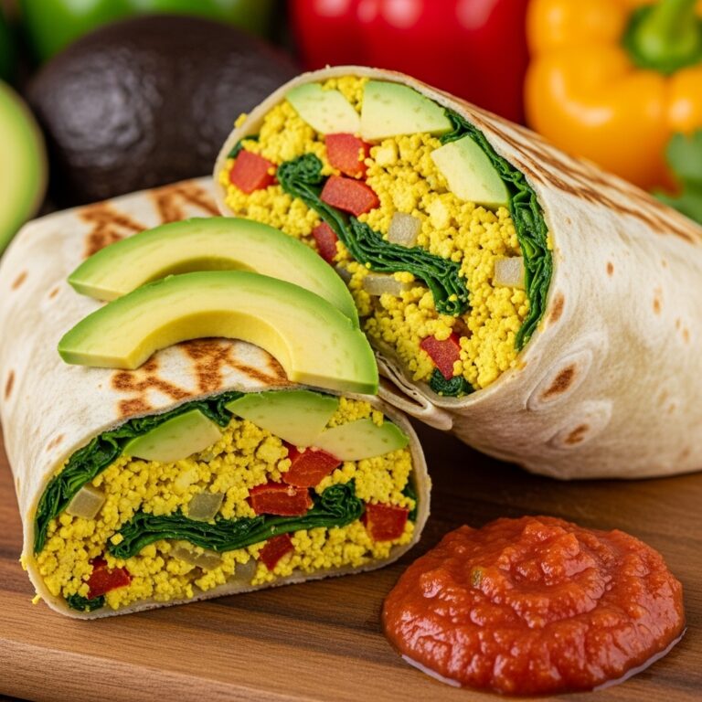 Tofu Scramble Burrito