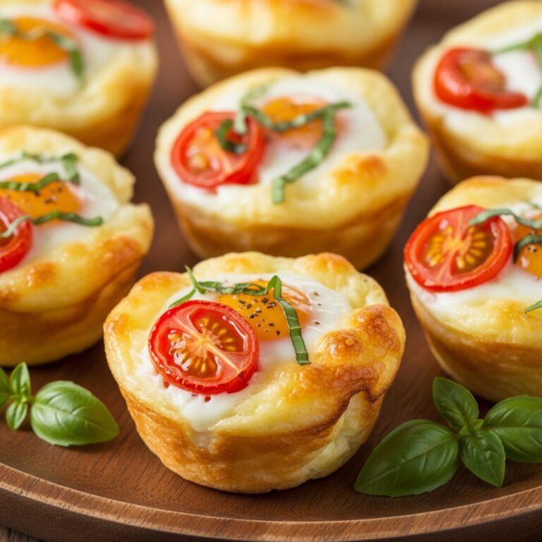 Tomato Basil Egg Cups