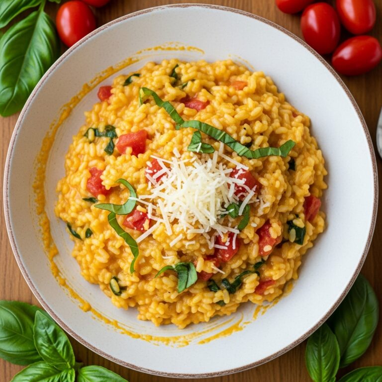 Tomato Basil Risotto