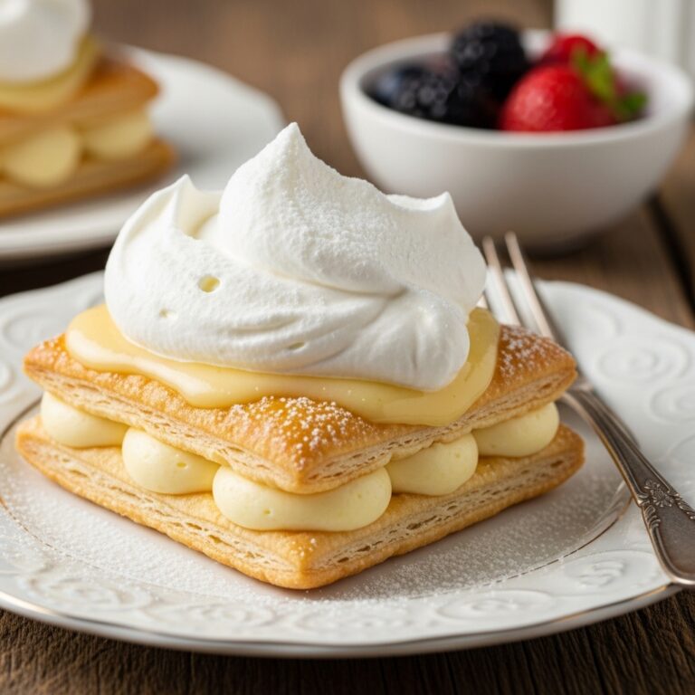 Vanilla Custard Cream Squares