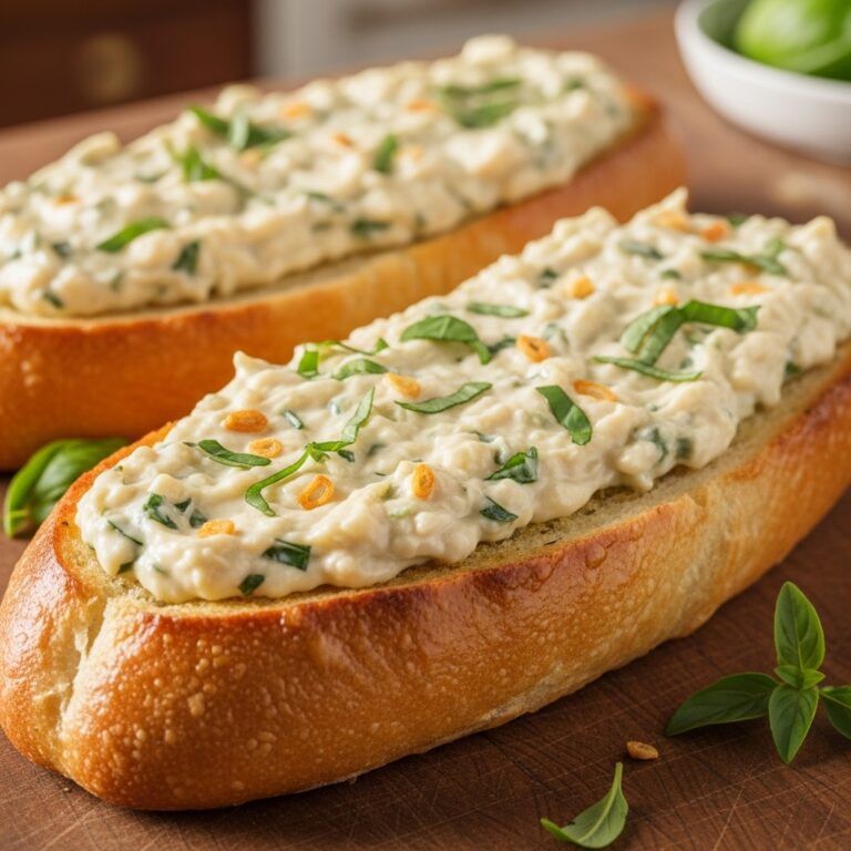 Vegan Cheesy Garlic Bread