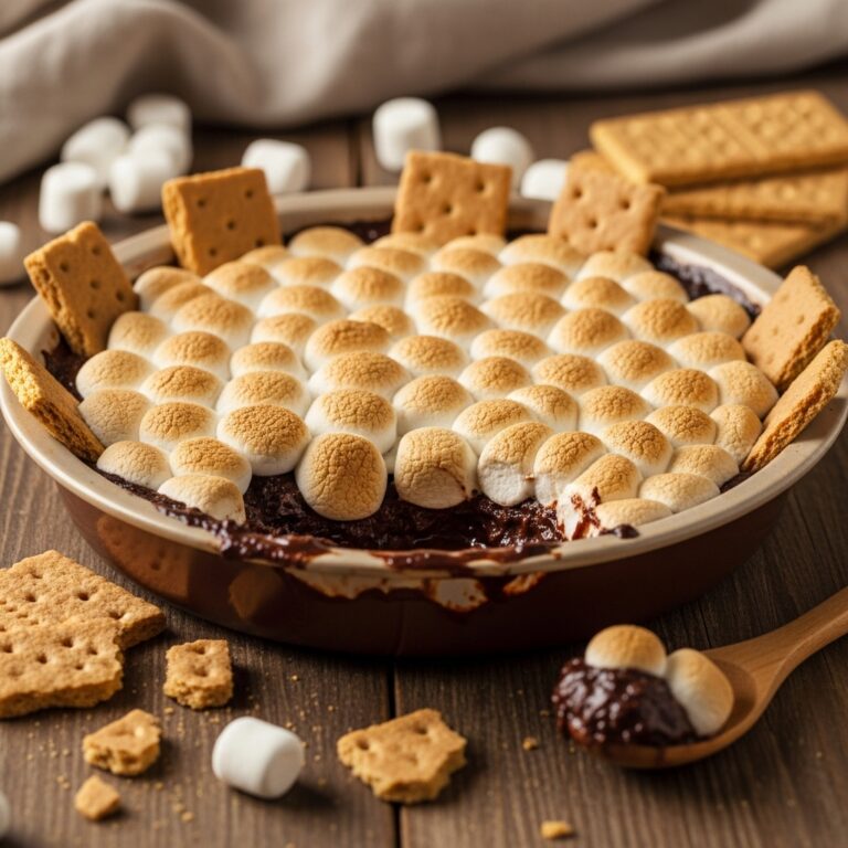 Vegan Chocolate Smores Dip