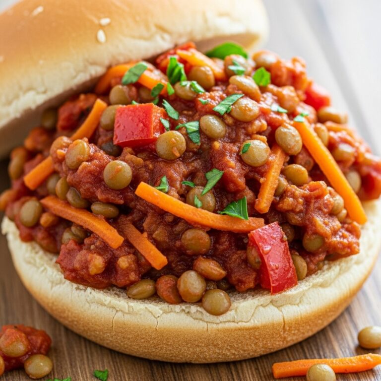 Vegan Lentil Sloppy Joes