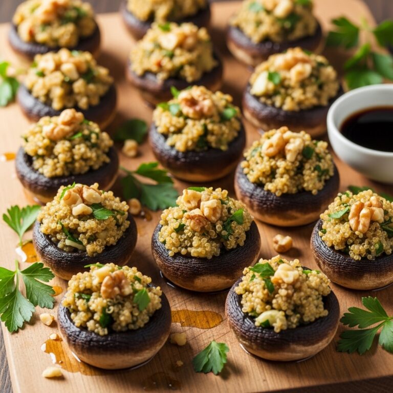 Vegan Stuffed Mushrooms