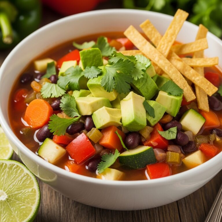 Vegetarian Tortilla Soup