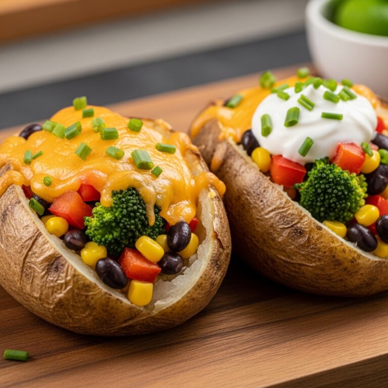 Veggie Loaded Baked Potato