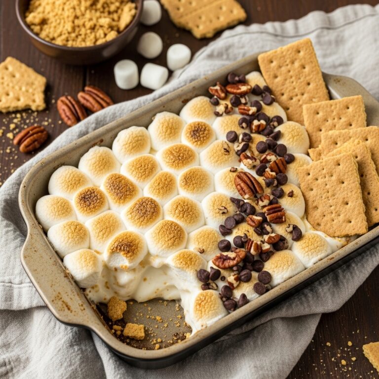White Chocolate Smores Dip