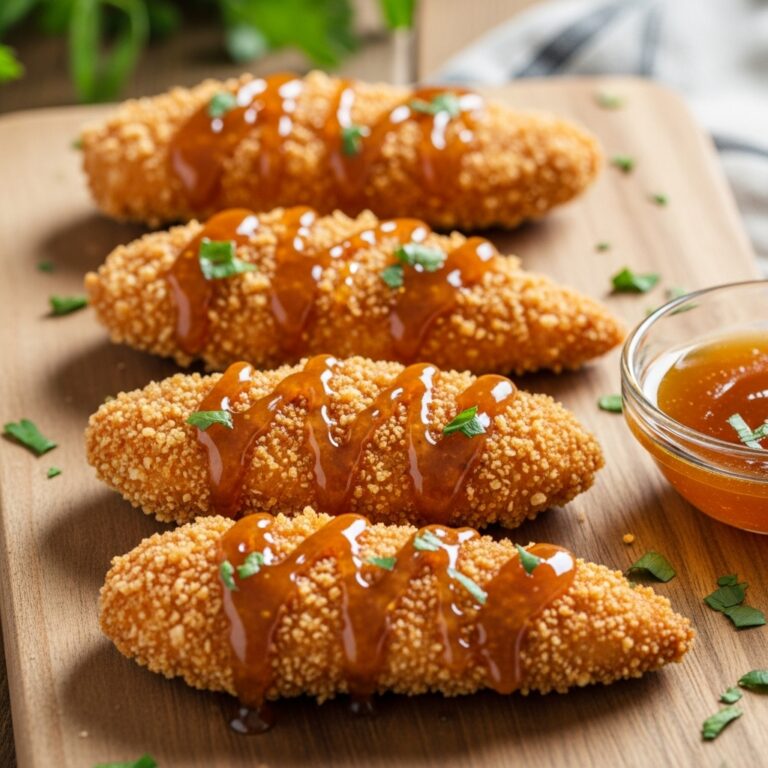 Air Fryer Honey Butter Garlic Chicken Tenders Recipe