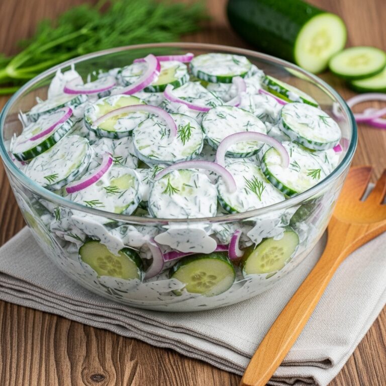 Creamy Cucumber Salad