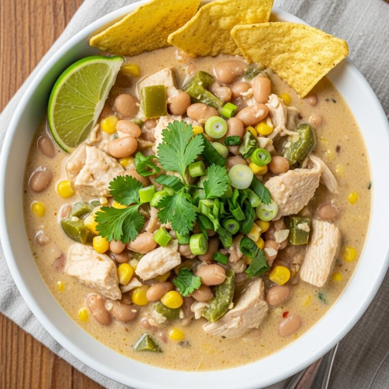 Creamy White Chicken Chili Recipe