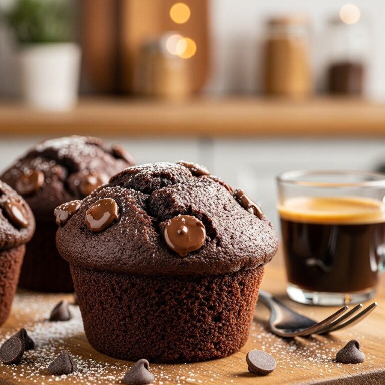 Double Chocolate Espresso Muffins