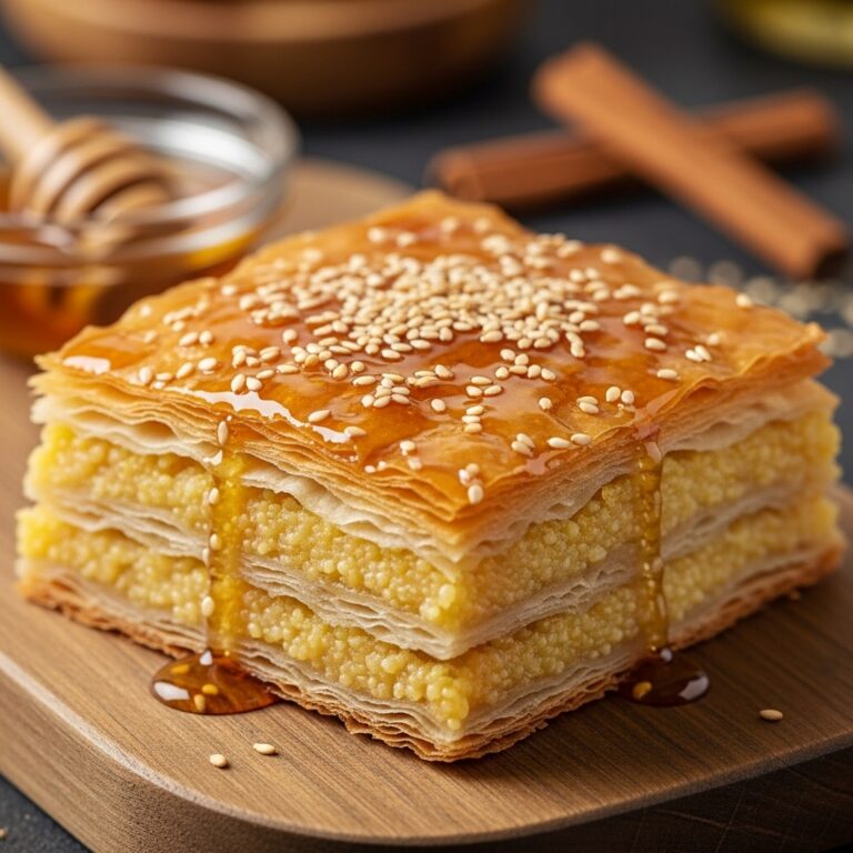 Golden Greek Honey Pie Melopita