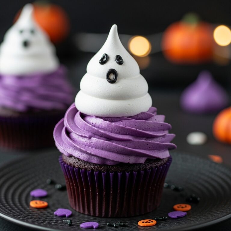 Halloween Ghost Cupcakes