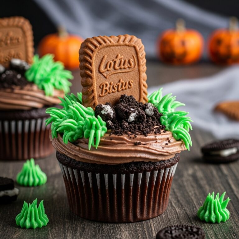 Halloween Graveyard Cupcakes