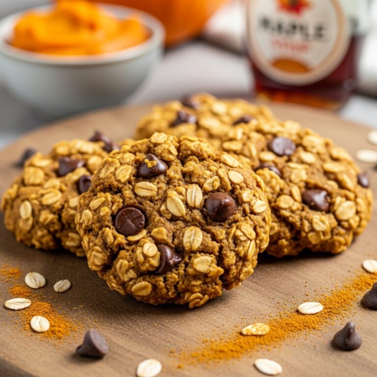 Healthy Pumpkin Oat Cookies