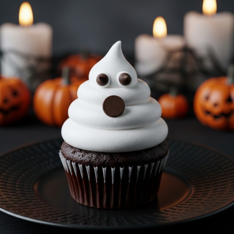 Halloween Cupcakes Ghost Cupcakes
