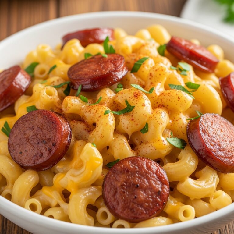 One-Pot Kielbasa Mac and Cheese
