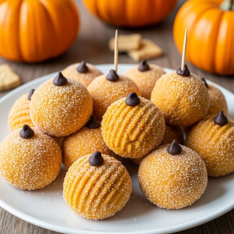 Pumpkin Cheesecake Truffles