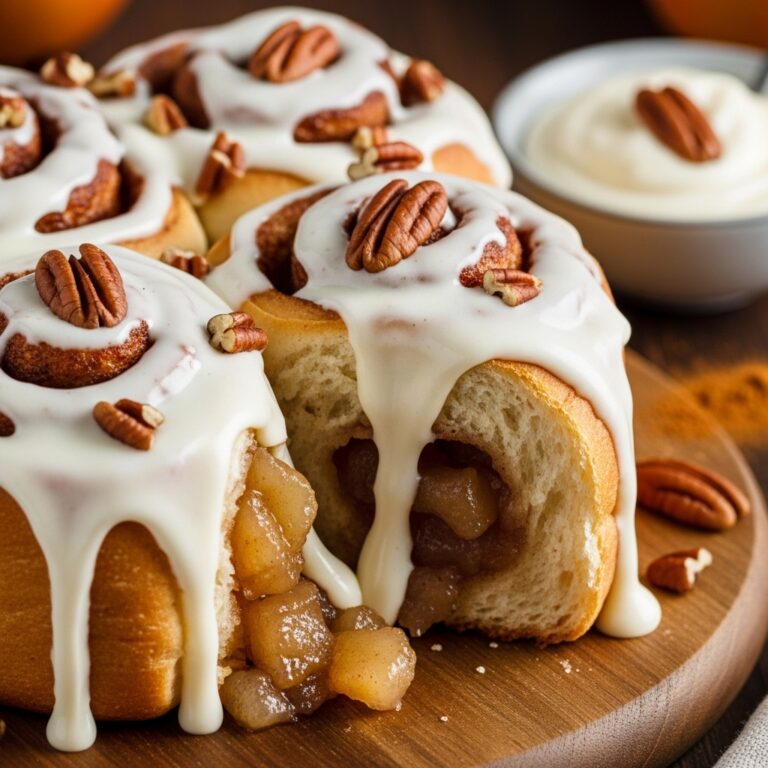 Soft-Baked Apple Cinnamon Rolls