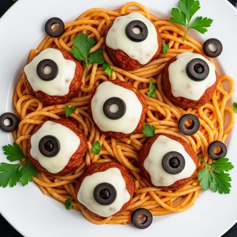 Spooky Spaghetti  Eyeballs