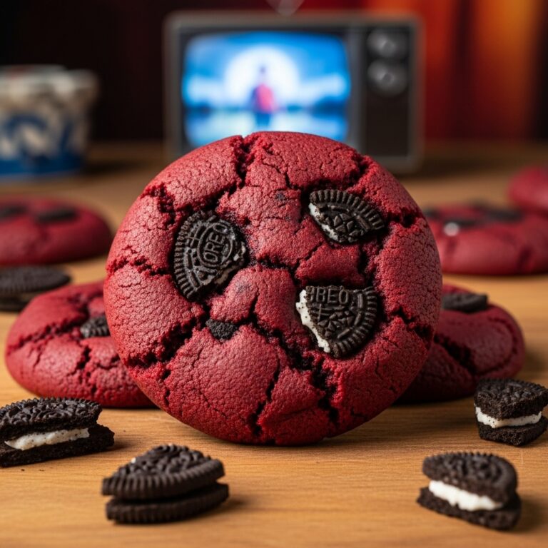 Stranger Things Red Velvet Cookies