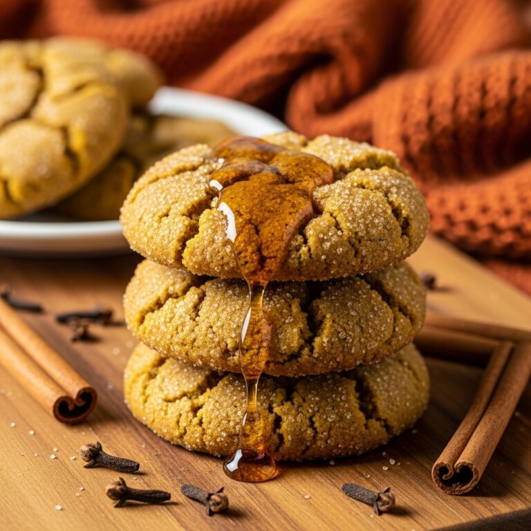 chewy maple pumpkin cookies